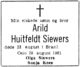 Dødsannonse Arild Huitfeldt Siewers