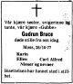 Dødsannonse Gudrun Bruce