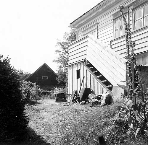 Fagerås Gård, 26. Juli 1959. Huset sett fra øst.