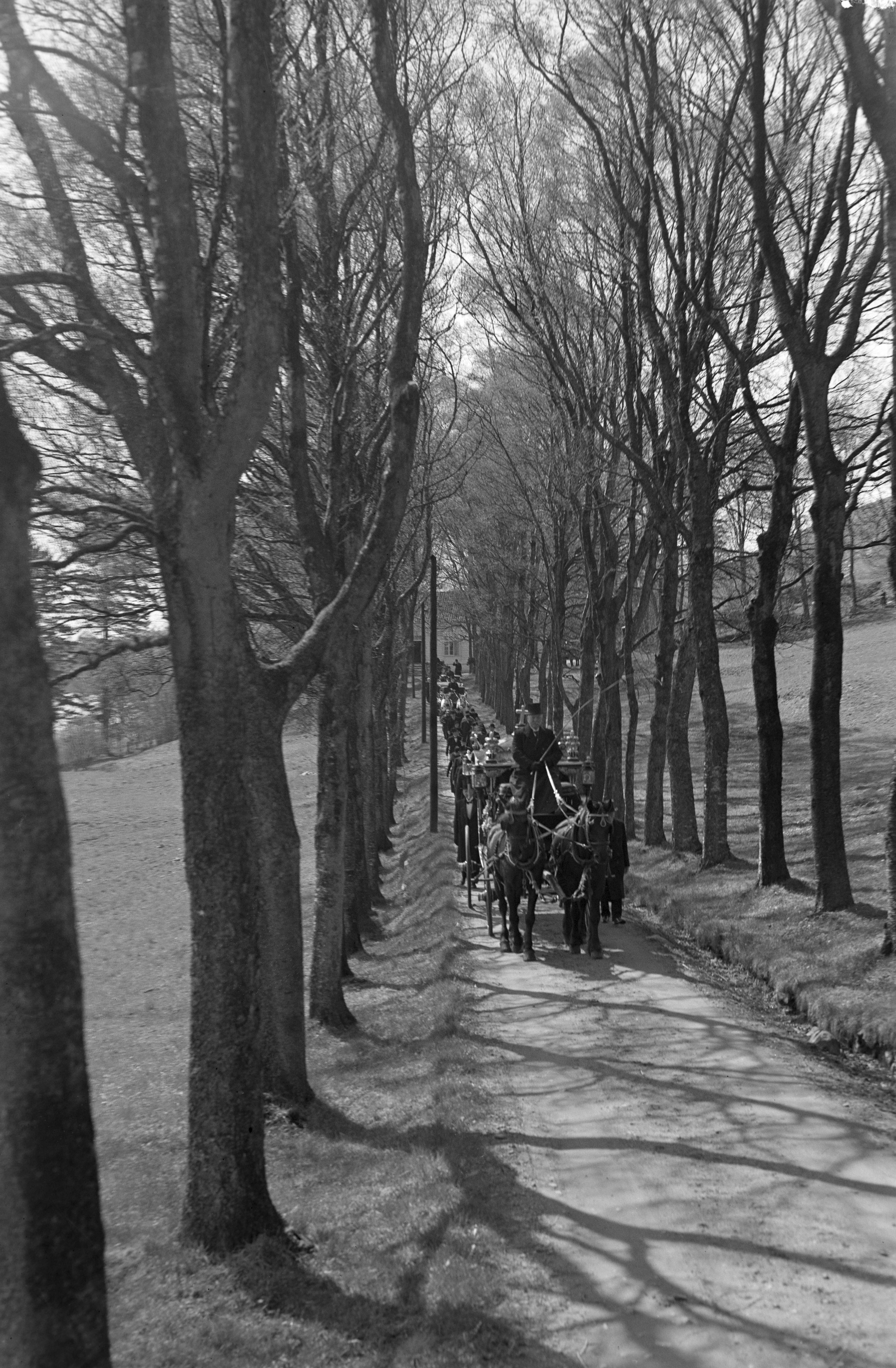 Gravferd fra Fagerås Gård den 3. Mai 1934.