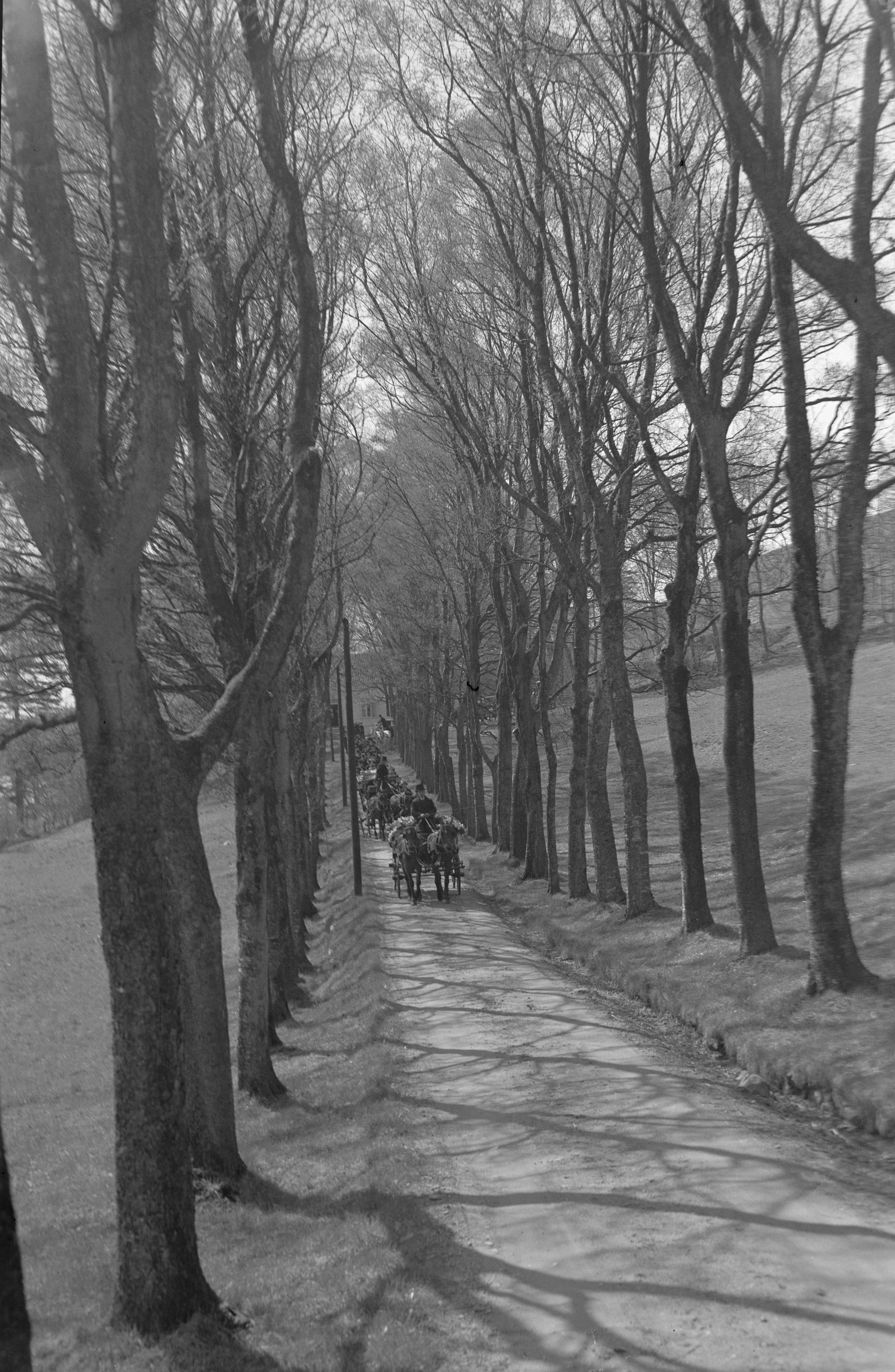 Gravferd fra Fagerås Gård den 3. Mai 1934.